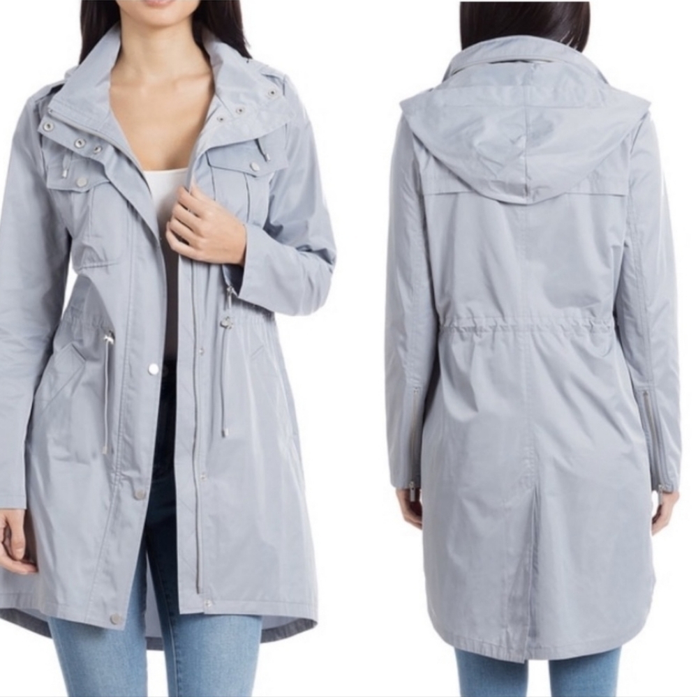 Badgley Mischka Dakota Water Repellent Rain Anorak